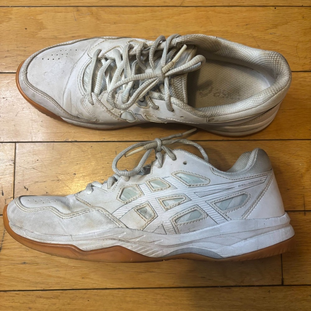 Asics Gel Renma Womens Size 9 White Gum Athletic Pickleball Shoes Sneakers